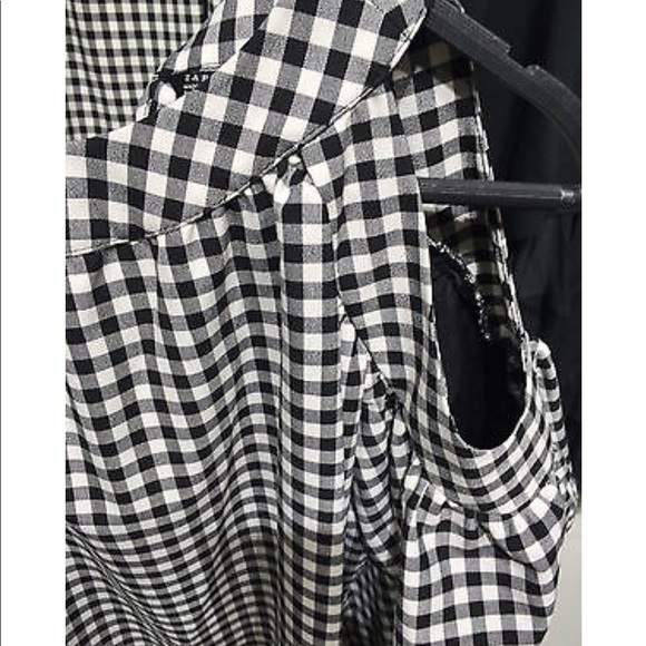 ZARA black checked dress - Picture 4 of 4